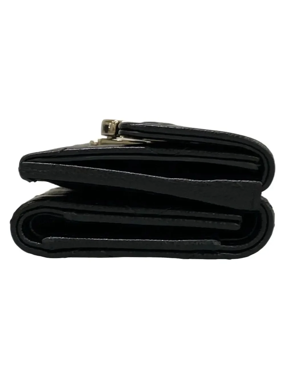 Chanel Small Flap Wallet Matrasse Black #278605C13B